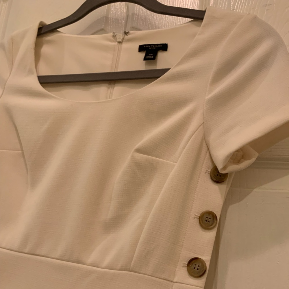 Perfect condition structured white dress